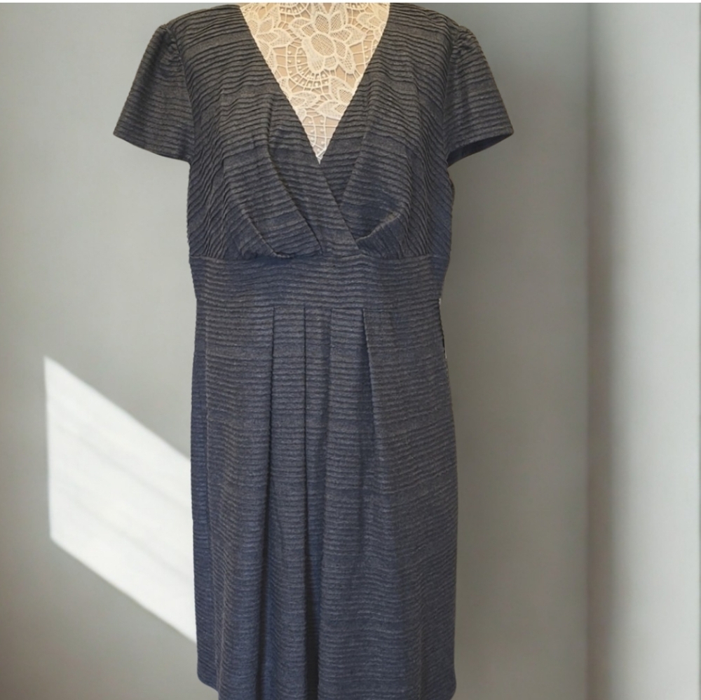 ELIZA J Tweed Short Sleeve Sheath Dress 🔖NWT